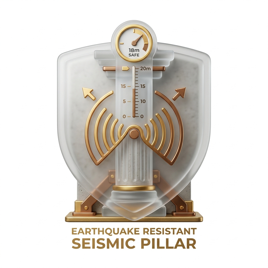 glass logo earthquake structural